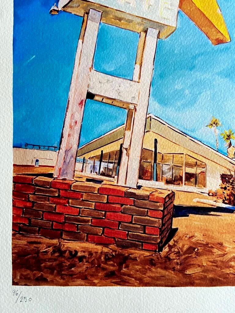 Bob Dylan Lithograph Coa Signed Op Numbered In Pencil Modern Museum