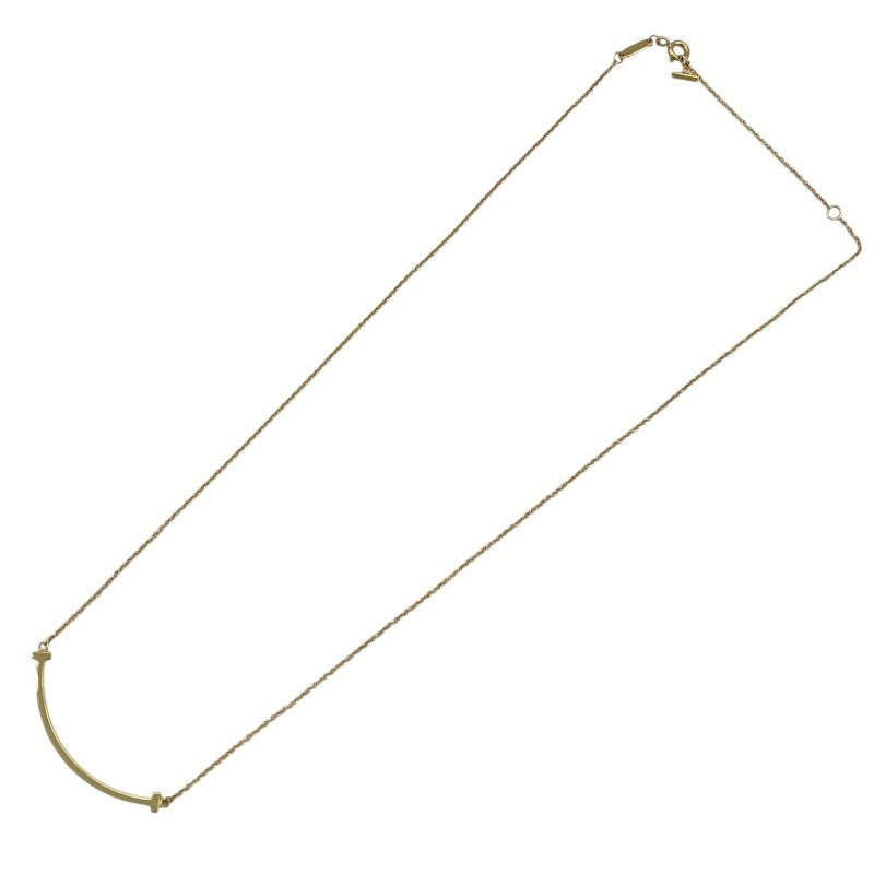 Tiffany & Co. T Smile Necklace Small K18Yg