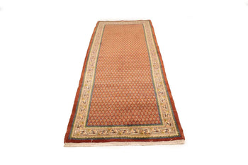 Vintage Oriental Runner Rug Allover Floral Design