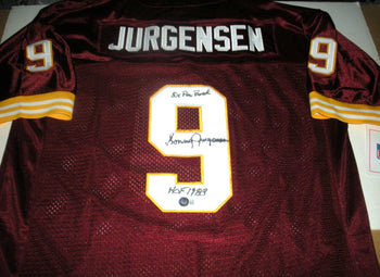 Sonny Jurgensen Hof Beckett/Coa Signed Official