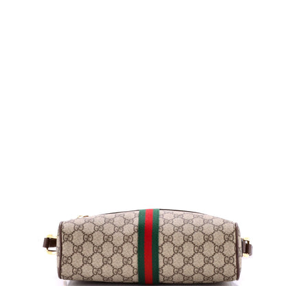 Small Gucci Ophidia Shoulder Bag GG Coated Canvas