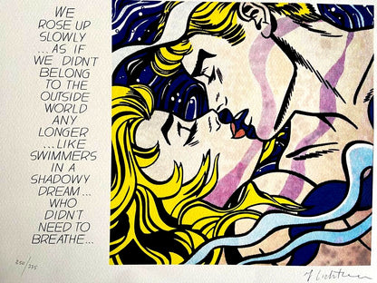 Roy Lichtenstein Lithograph Coa Signed Op Numbered Certified +