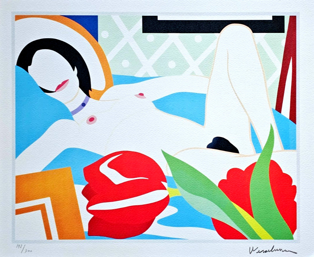 Ex - Tom Wesselmann Lithograph COA Signed op Numbered Limited 300