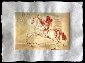 Salvador Dal Etching Hand-Made Hand-Signed Numbered Pencil Certified