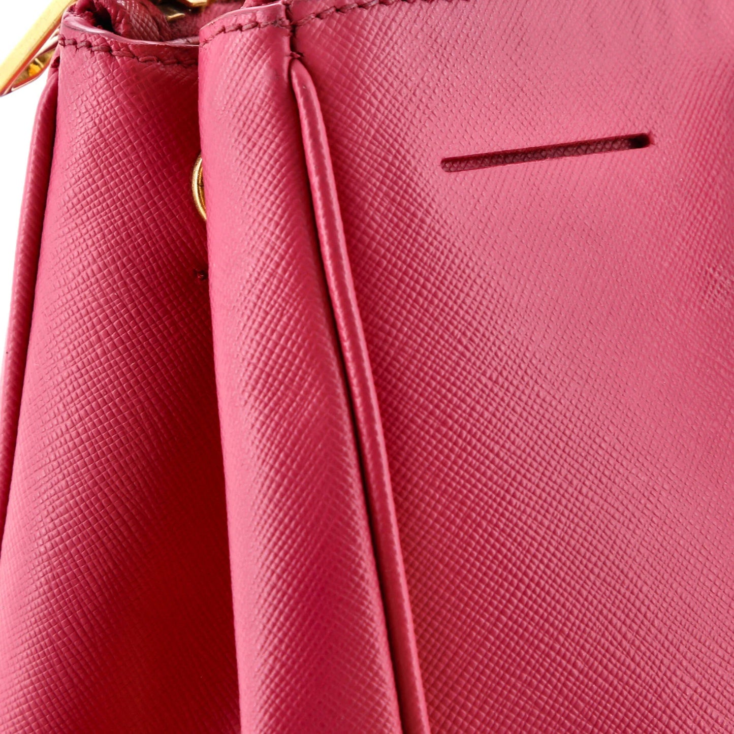 Medium Prada Galleria Double Zip Tote Saffiano Leather