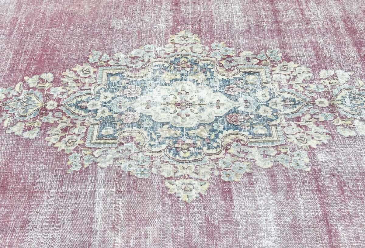 10X13 Ft Handmade Antique Distressed Oriental Rug
