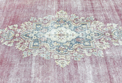 10X13 Ft Handmade Antique Distressed Oriental Rug