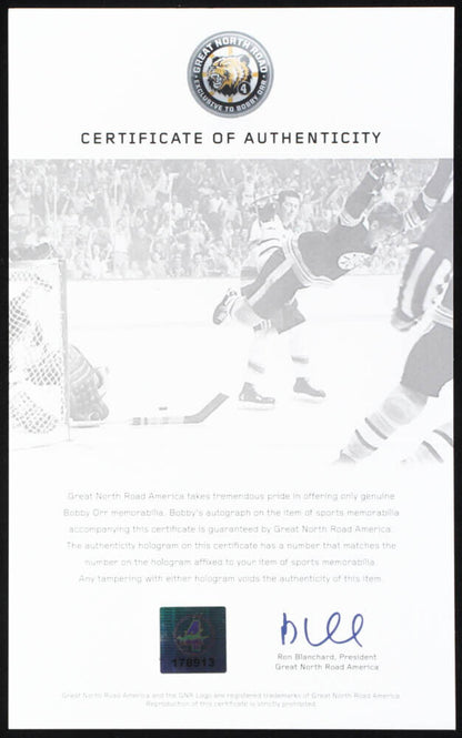 Bobby Orr Boston Bruins Autographed/Inscribed