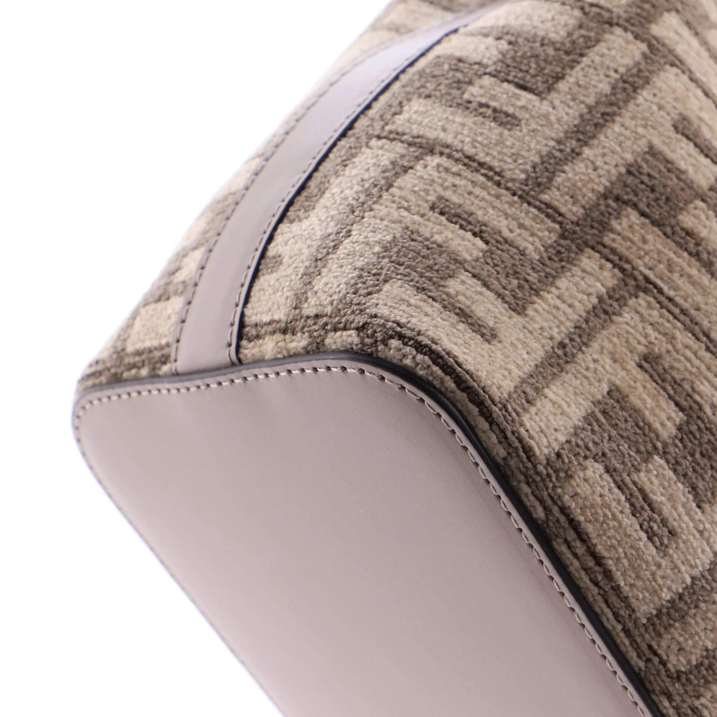 Fendi Mon Tresor Bucket Bag Zucca Velvet Jacquard Mini