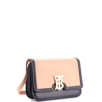 Burberry Tb Flap Bag Leather Small