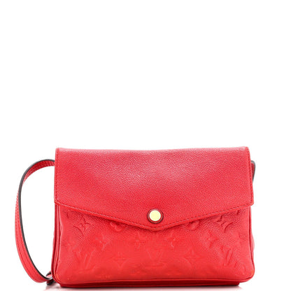 Louis Vuitton Twice Handbag Monogram Empreinte Leather