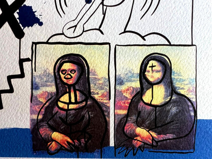 Keith Haring Lithograph Coa Signed In Pen Numbered In Pencil Collection