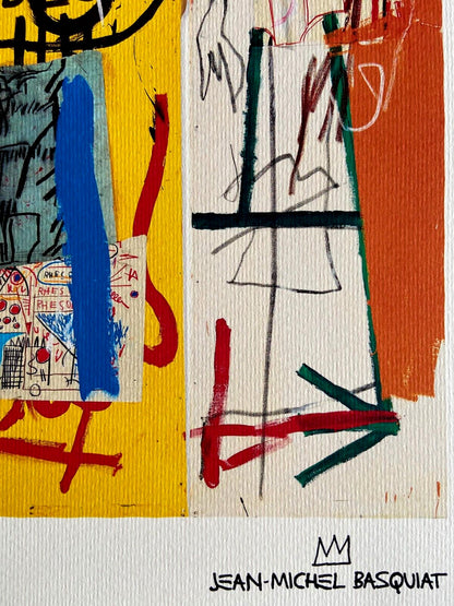 Jean-Michel Basquiat Lithograph Signed Coa