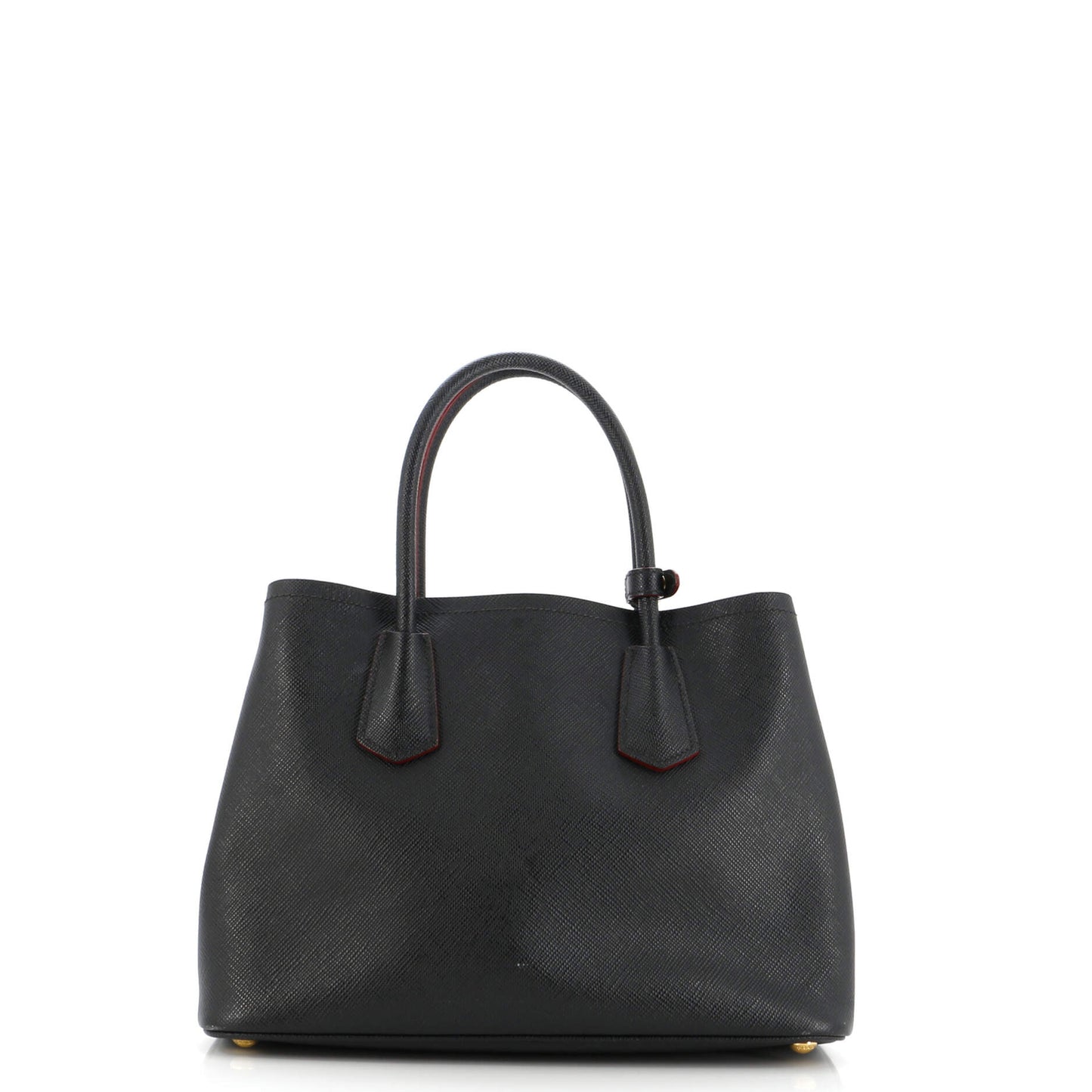 Prada Cuir Double Tote Saffiano Leather Small