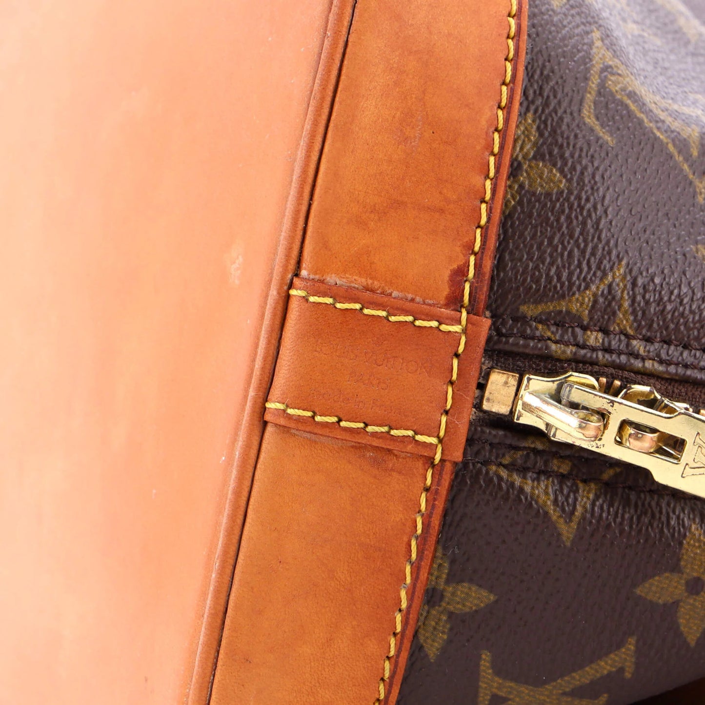 Louis Vuitton Vintage Alma Handbag Monogram Canvas Pm
