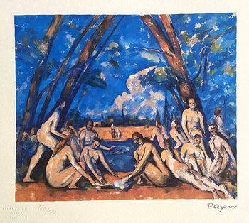 Paul Czanne Lithograph Coa Hand