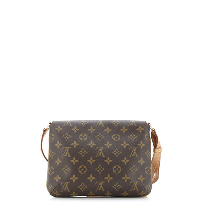 Louis Vuitton Musette Tango Handbag Monogram Canvas