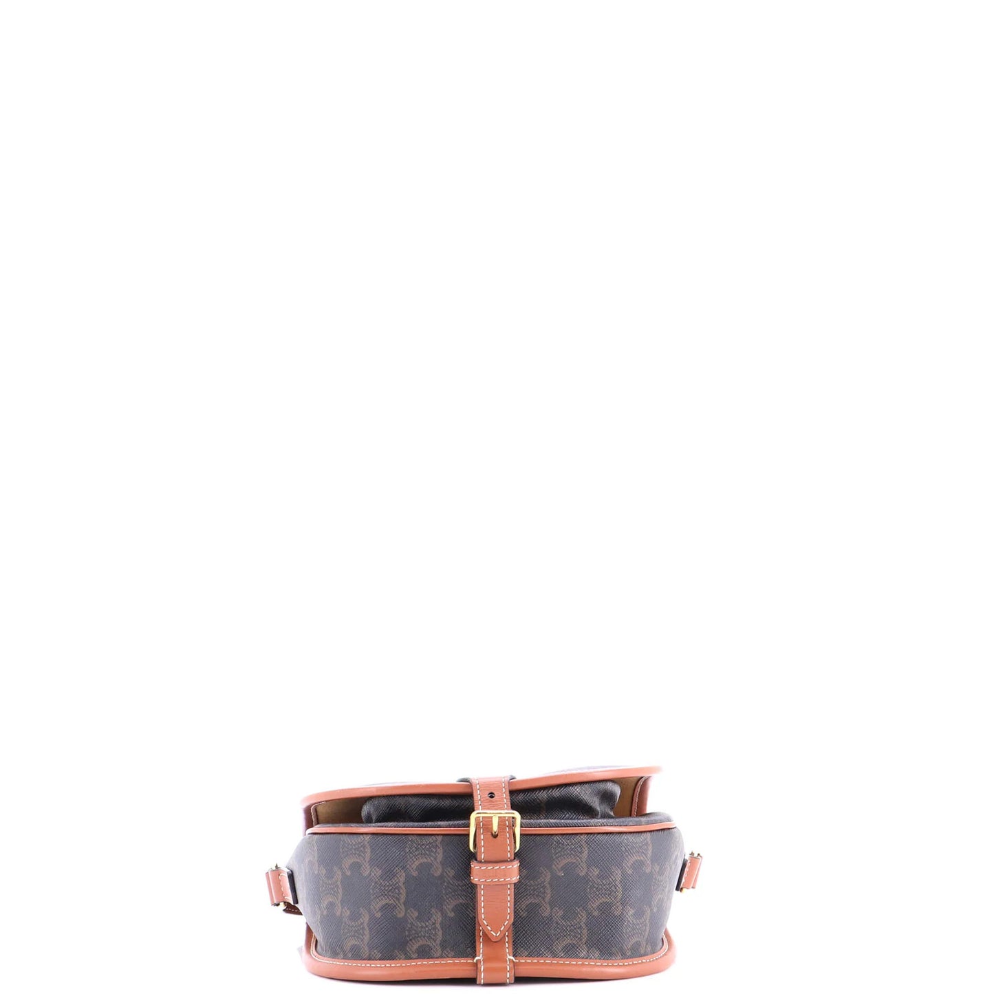 Medium Celine Folco Bag Triomphe Coated Canvas