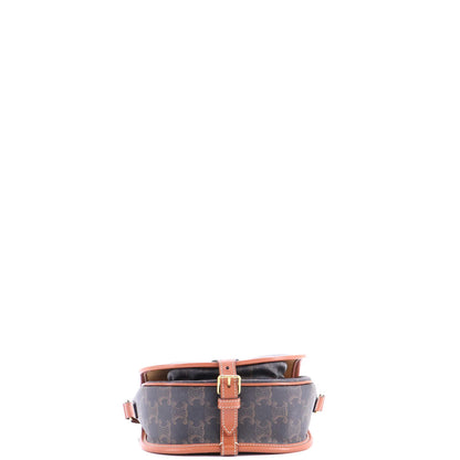 Medium Celine Folco Bag Triomphe Coated Canvas