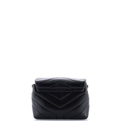 Saint Laurent Loulou Shoulder Bag Matelasse Chevron Leather Toy