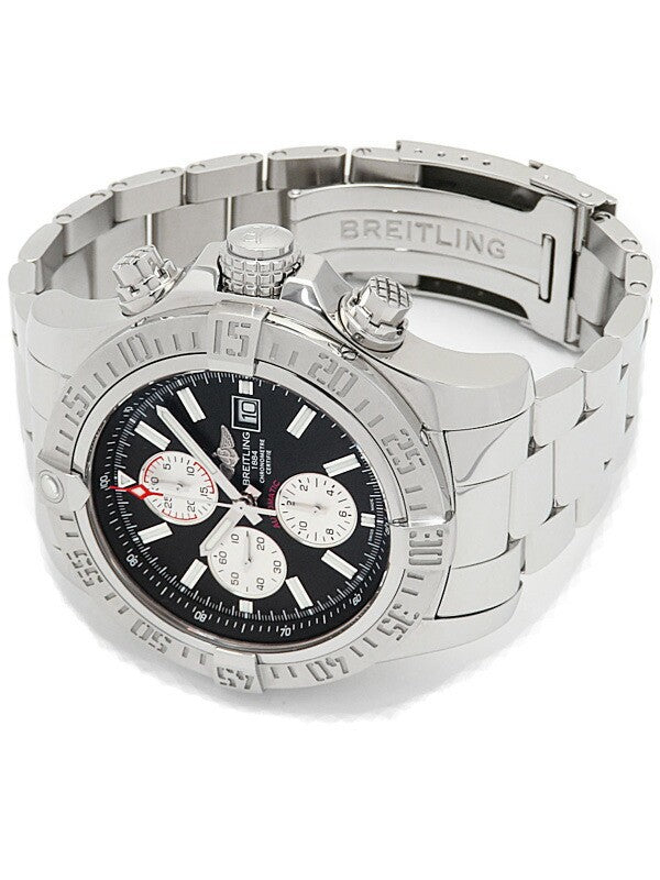 Breitling Super Avenger 2 A13371 Black Case Size 49Mm Men'S Used Watch #72314