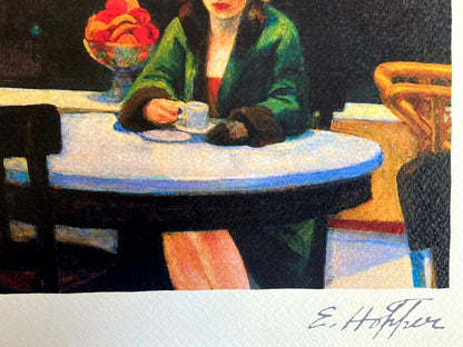 Edward Hopper Lithograph Certified Coa Signature And Stamp (Wayne Thiebaud)