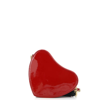 Saint Laurent Love Heart Tassel Chain Bag Patent Small
