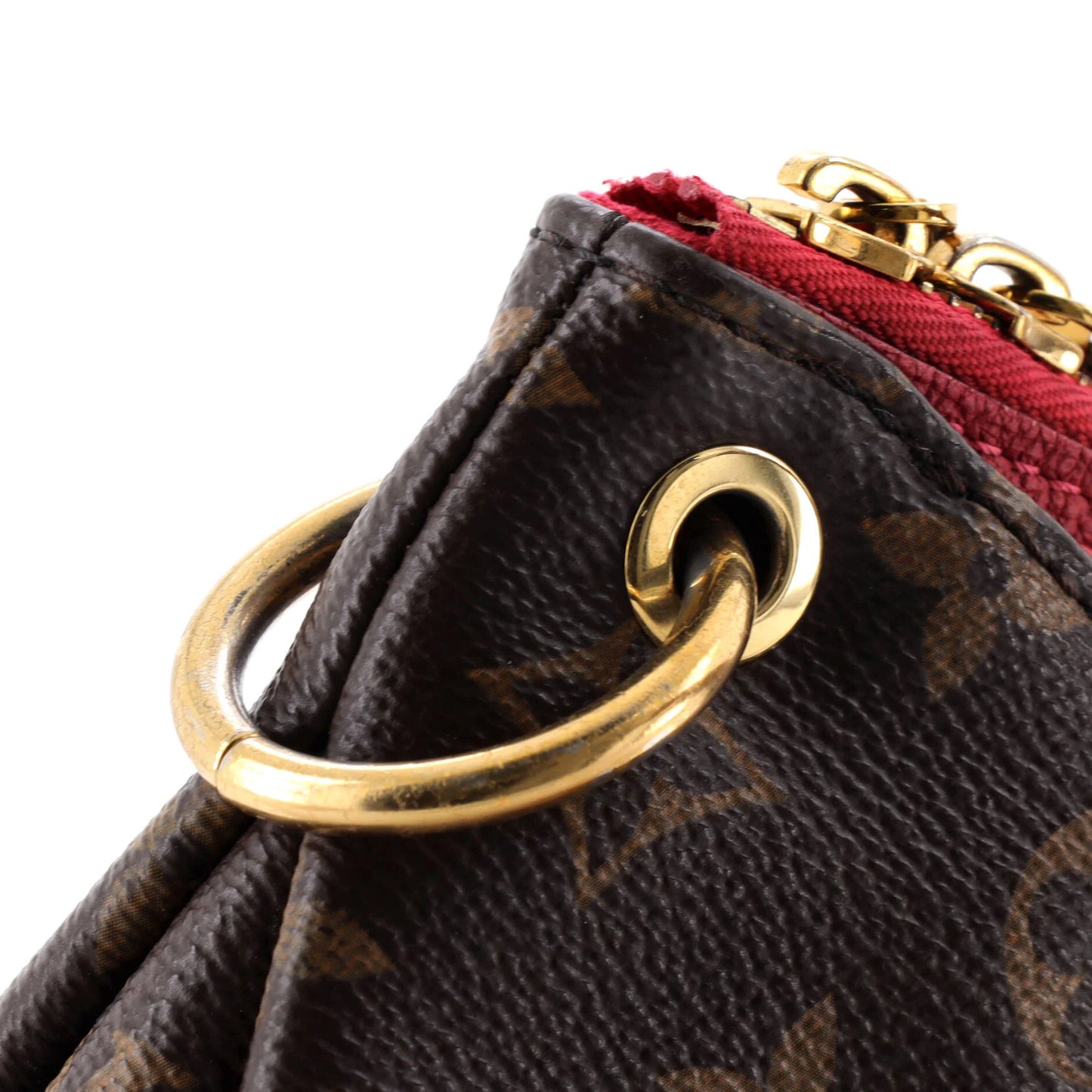 Louis Vuitton Pallas Tote Monogram Canvas With Leather Bb