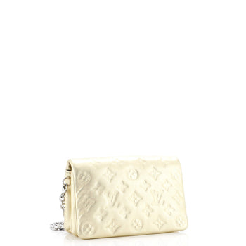 Louis Vuitton Coussin Pochette Monogram Embossed Lambskin