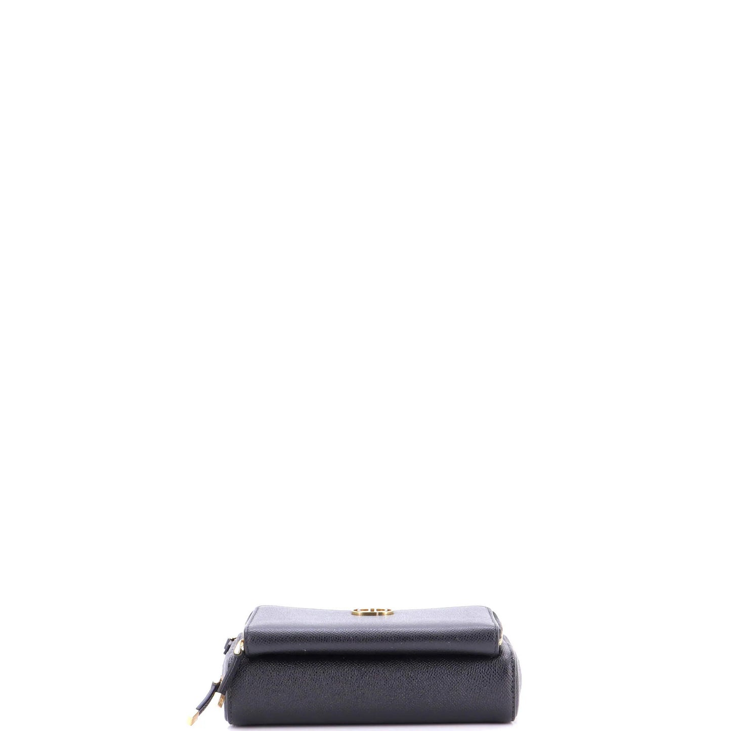 Christian Dior Caro Double Pouch Crossbody Bag Leather