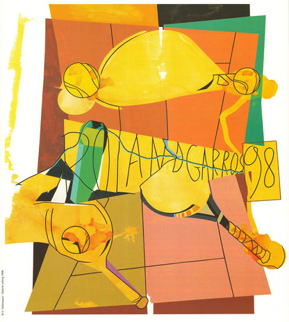 Herve Telemaque Roland Garros French Open " Poster Modernism Mu