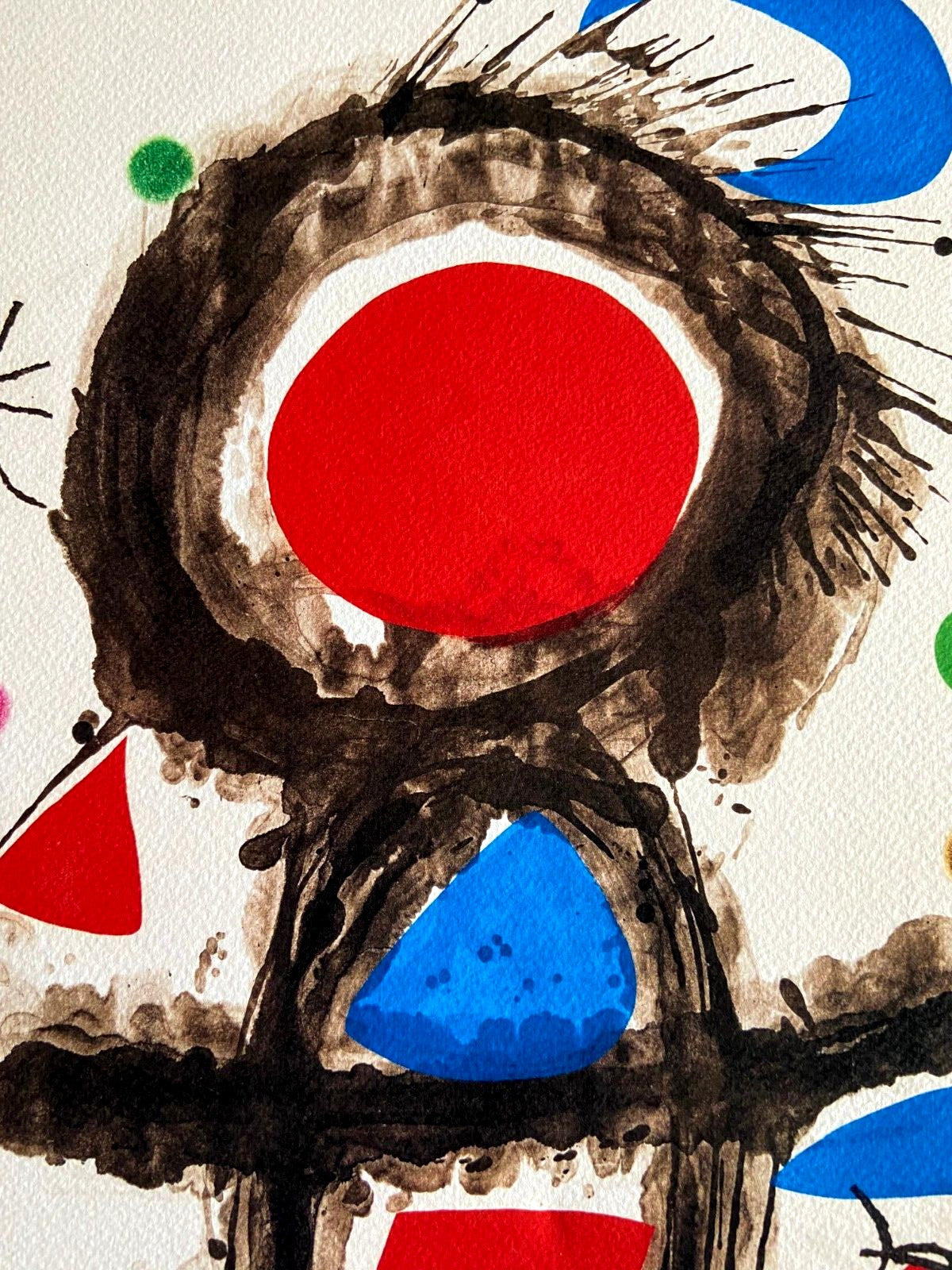 Joan Mir 'Pico De La Mirandola' Lithograph Signed Op Numbered In Pencil