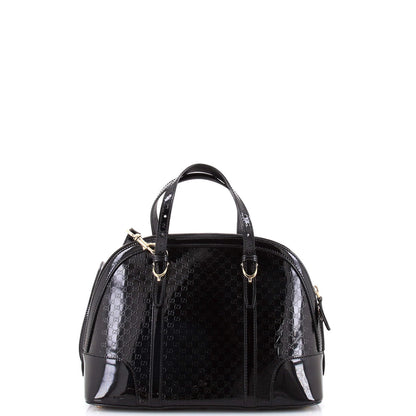 Gucci Nice Top Handle Bag Microguccissima Patent Small