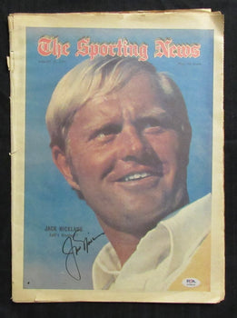Jack Nicklaus Signed/Auto August 28, 1971 The