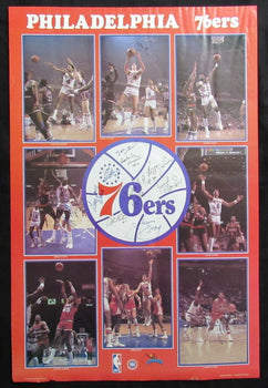 1980S Philadelphia 76Ers Multi Signed/Auto (16)