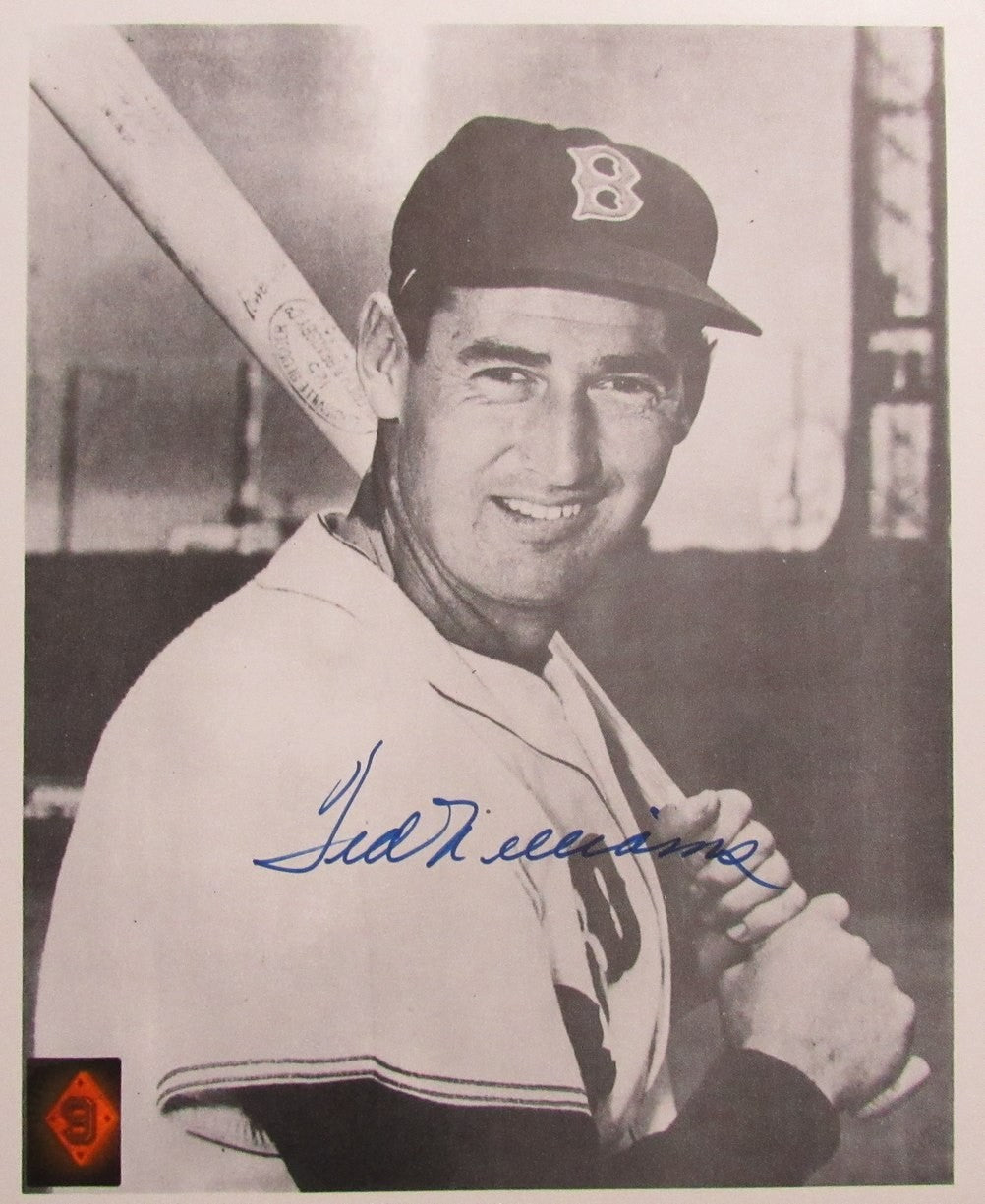 Ted Williams Hof Signed/Autographed 11X14 B/W Photo Boston Red Sox Twf 198582