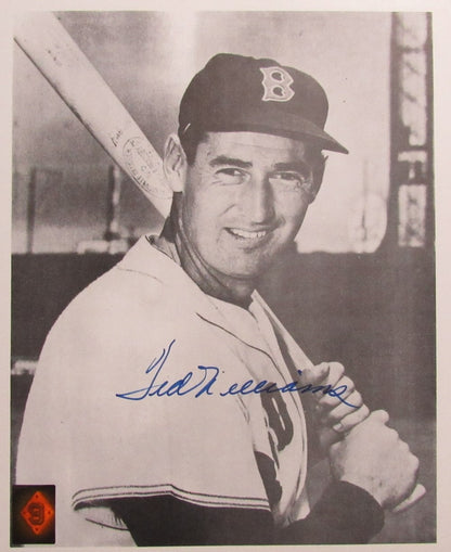 Ted Williams Hof Signed/Autographed 11X14 B/W Photo Boston Red Sox Twf 198582
