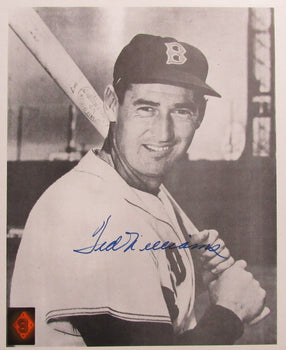 Ted Williams Hof Signed/Autographed 11X14 B/W Photo Boston Red Sox Twf 198582