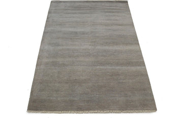 ft Modern Khaki Grass Style Hand-Knotted Wool Oriental Rug Home Decor Carpet 6X9