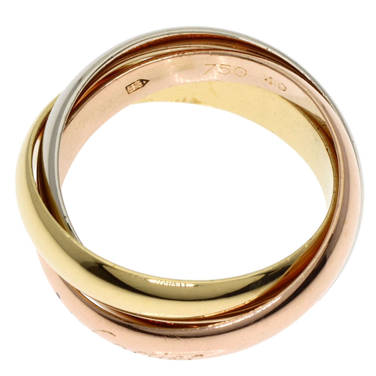 Cartier Ring Trinity #49 K18 Yellow Gold K18