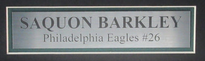 Saquon Barkley Signed/Auto Eagles Green Football