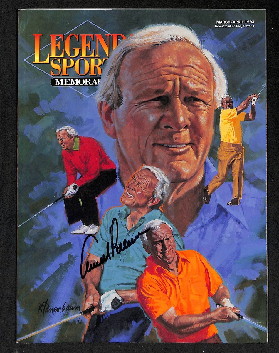 Arnold Palmer Signed Mar/Apr 1963 Legends Sports