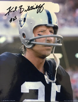 Fred Biletnikoff Autographed 8X10 Football Photo