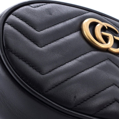 Gucci Gg Marmont Belt Bag Matelasse Leather