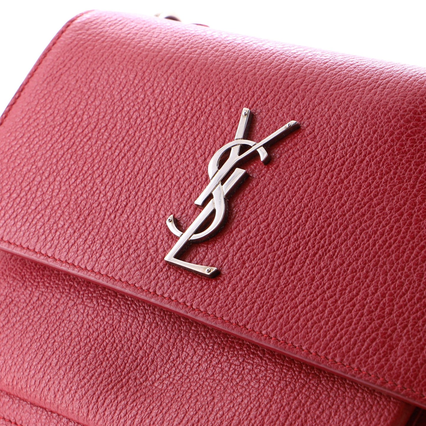 Saint Laurent Sunset Satchel Leather Medium