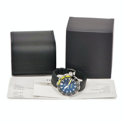 Iwc Aquatimer Automatic 2000 Iw356802 Black Case Size 45Mm Used Watch #7107