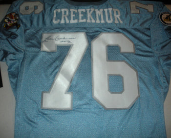 Lou Creekmur Detroit Lions Hof 96 W/Coa Signed