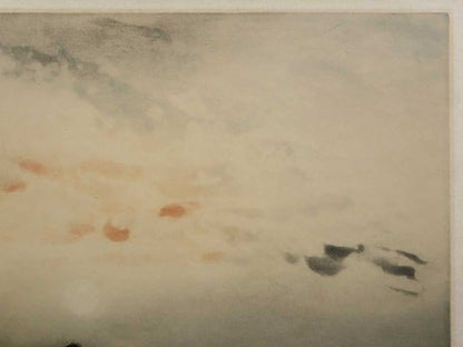 Kaiko Moti San Antonio Signed Color Etching Ltd 75 Atelier 17 Paris Landscape