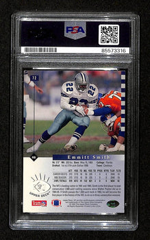 Emitt Smith Hof Signed/Auto On Card 1993 Upper