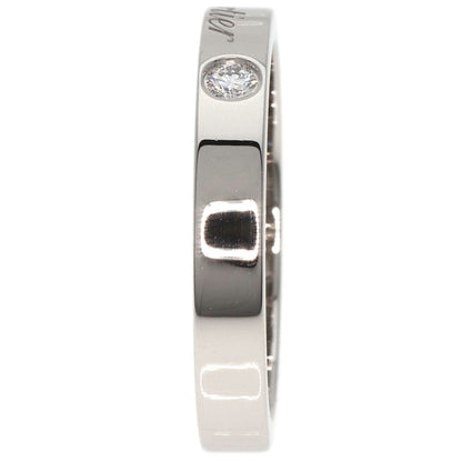 Cartier   Ring Engraved 2P Diamond #50 Platinum